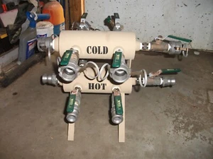 Military Outdoor Water Manifold distribution block Army pump camp kitchen shower - Picture 1 of 5