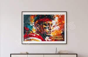 Póster Patrick Mahomes impresión 17x11 Kansas City Chiefs gran Jugador Más Valioso NFL excelente - Imagen 1 de 3