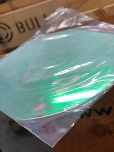 Emerald Green Dichro Sheet - Borosilicate - Picture 1 of 3