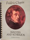 WALTZES AND SCHERZOS By Frederic Chopin Paderewski Edition Solo Piano Music 1983