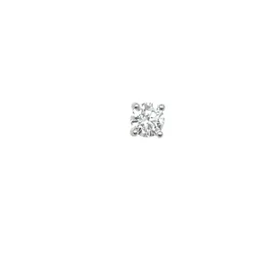 Single Diamond Stud Earring Set with 0.35ct E/VS2 GIA certificate - Picture 1 of 5