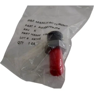 NEW B&E Manufacturing AS1007T0406 Union Fitting - Picture 1 of 4