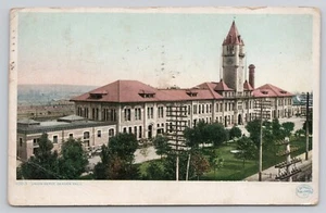 Denver Colorado Union Depot Bahnhof, Detroit Verlag, Postkarte 1908 - Bild 1 von 2