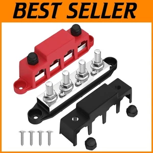 12V Power Distribution Block - 400A Marine Copper Busbar - Picture 1 of 8
