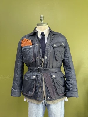 GQ Ovadia & Sons X Gap Indigo Belted Field Motorcycle Jacket Men’s Small - Image 1 of 4