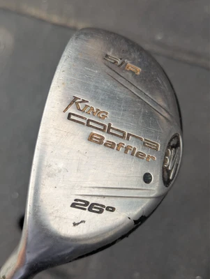 King Cobra Baffler 5/R Hybrid 26 Deg Regular Flex Graphite Left Handed 39.5" - Image 1 of 4