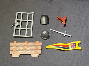 Playmobil Vintage 3674 Knights Prisoner Horse Drawn Jail Wagon Parts Lot - Picture 1 of 1
