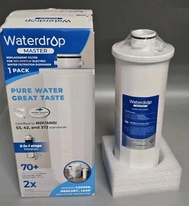 Waterdrop Replacement Filter For WD-ED07LW Electric Water Pitcher Dispenser - Picture 1 of 8