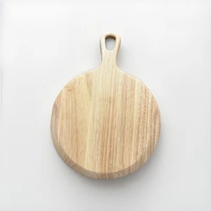 HERZ & HAND RUNDES PADDELBRETT KÜCHE NUR HANDWÄSCHE GUMMIBAUMHOLZ - Bild 1 von 1