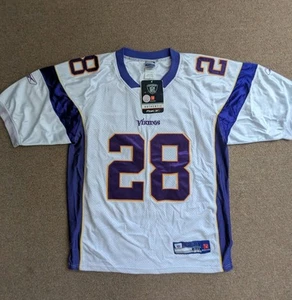 New Authentic Minnesota Vikings Jersey Adrian Peterson #28 Reebok NFL Size 48 - Picture 1 of 12