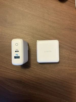 Anker 32W 2 Port Charger 20W USB C, A, PowerPort PD 2 with Foldable Plug (2PACK) - Image 1 of 4