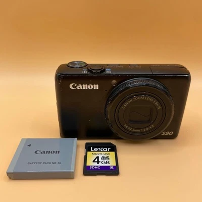 Canon PowerShot S90 PC1429 Digital Camera 10 MP Compact - Image 1 of 4