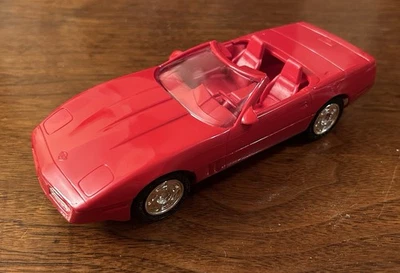 Chevrolet Corvette 1990 convertible rojo brillante modelo promocional #6044 1:25 nuevo en caja  Foto 1 de 4