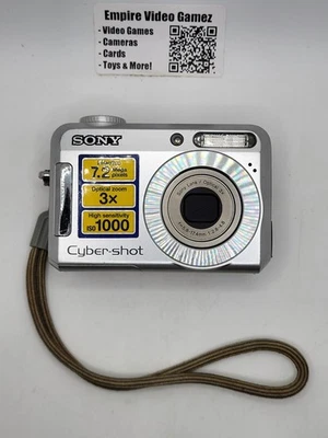 Sony Cyber-shot DSC-S650 7.2MP Digital Camera - Silver - Tested, Working - Image 1 of 4