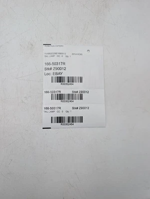 Luz trasera derecha pasajero superior para Volvo XC90 352454 07-14 Foto 1 de 4