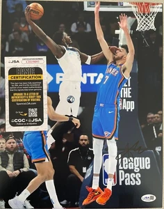 Anthony Edwards Signed auto Minnesota Timberwolves 11x14 Photo w/PROOF JSA - Picture 1 of 6