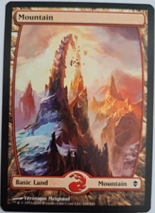Mountain Full Art (244) - Zendikar - MTG - Picture 1 of 4
