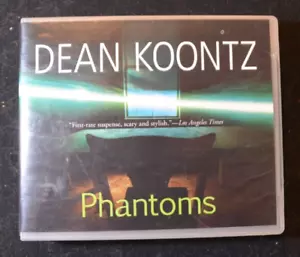 Dean Koontz PHANTOMS (Cassette Audio Book) Very Rare! 12 DISCS LIKE NEW - Picture 1 of 3
