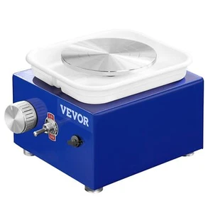 Mini Pottery Wheel, For Kids Or Beginners, 2 Turntables 2.6In/3.9In Ceramic ✔ - Picture 1 of 8