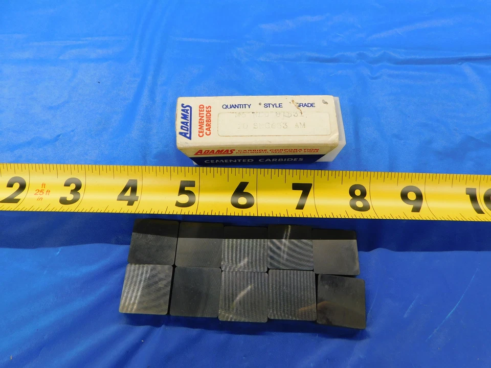 10 ШТ. НОВЫЕ ТВЕРДОСПЛАВНЫЕ ФРЕЗЕРНЫЕ ВСТАВКИ ADAMS SNG 633 AM SNG663 ИНДЕКСИРУЕМЫЕ - Изображение 1 из 3