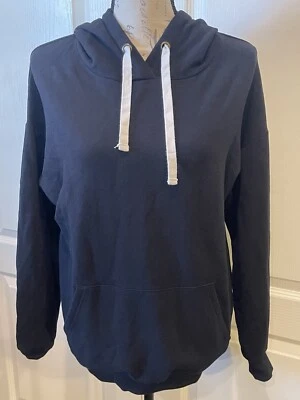 Sudadera con capucha negra súper suave Buffalo David Bitton para mujer bolsillo frontal XS Foto 1 de 4