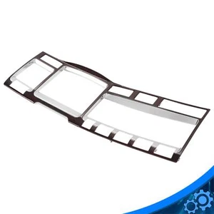 Dash Gauge Trim Panel Bezel For Kenworth W900 T800 T660 T700 Woodgrain Chrome - Picture 1 of 22