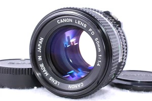 Nuevo objetivo Canon FD NFD 50 mm F1,4 MF Prime [casi como nuevo] de JAPÓN - Imagen 1 de 13