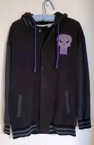 Marvel Punisher Letterman Hoodie Jacket - Picture 1 of 10