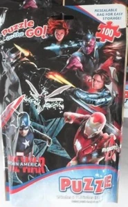 MARVEL AVENGERS CAPTAIN AMERICA 100pc 15x11 Black Widow Iron Man Vision END GAME - Picture 1 of 1