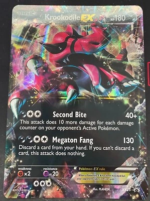 2014 Pokemon TCG Jumbo Oversized Box Topper Card Krookodile EX Promo XY25 - Image 1 of 2