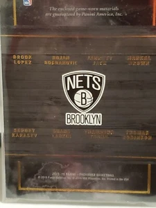 2015-16 Panini Preferred Crazy Eights Materials Brooklyn Nets 58/149  - Bild 1 von 23