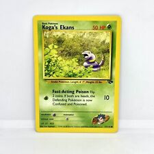 Koga’s Ekans 77/132 Gym Challenge Unlimited Pokémon Card LP