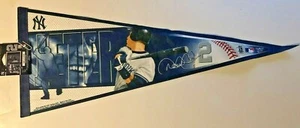 NEW YORK YANKEES DEREK JETER HOF VINTAGE MLB BASEBALL COLLECTORS PLAYERS PENNANT - Picture 1 of 1