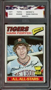 1977 Topps Mark Fidrych Rookie #265 AGC NM/Mint 8 Detroit Tigers - Picture 1 of 2