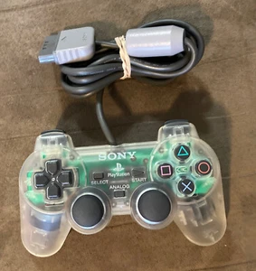 Official Sony PlayStation 1 PS1 Clear Controller! ~ Works Great! ~ Authentic! - Picture 1 of 7