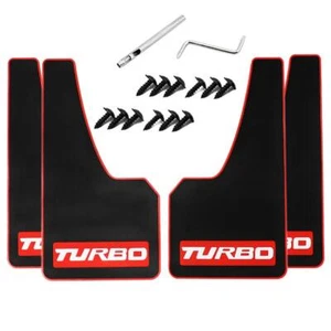 YUNM 4 pcs Car Rubber Mudguard Mud Flaps Splash Guards Rubber Mudguard for Sp... - Bild 1 von 6