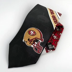 San Francisco 49ers Neck Tie 100% Silk Team NFL 1996 Made In USA - Picture 1 of 5