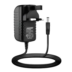 To Fit Sega Mega Drive 1 Sega Genesis 1 Power Supply Adapter UK Plug 9V 1A AC DC - Picture 1 of 4