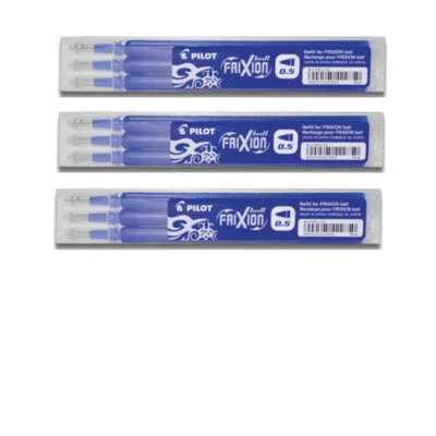 Pilot Frixion Ball Mine 0.5 blau 9er Vorteilspack