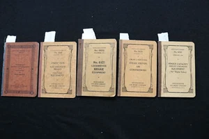 1912-1943 WESTINGHOUSE AIR BRAKE MANUALS - LOT OF 5 - O 3681 - Imagen 1 de 23