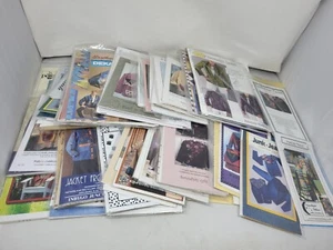 63 Assorted Jacket and Vest Sewing Patterns --New - Picture 1 of 5