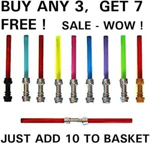 OFFICIAL LEGO - PACK SIZE 1'S MULTIPLE CHOICE LIGHTSABERS - STAR WARS - NEW