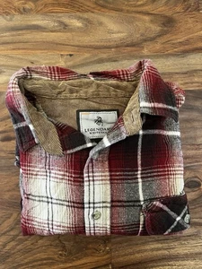 Legendäres Whitetail Hemd, Herren Größe L, rot hellbraun, Flanell, Knopfleiste - Bild 1 von 7