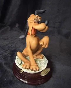 Walt Disney Giuseppe Armani Pluto stravagante statuina 1272C RARA - Foto 1 di 7