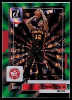 2022-23 Donruss #64 De'Andre Hunter Holo Laser Green - Image 1 of 2