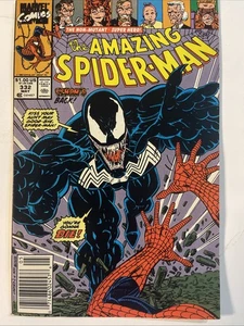 Amazing Spider-Man #332 (Newsstand) (Marvel 1990) 🔑1st Long Tongue Venom VF/FN - Picture 1 of 10