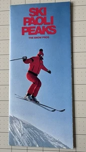 Vintage Paoli Peaks 1982-83 Brochure Ski Lift & Rental Rates - Picture 1 of 6