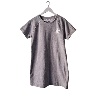 Juicy Couture T-Shirt Dress Short Sleeve Tunic Mini Grey Powder Heather Size XXL - Image 1 of 4