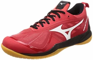 Zapatos de bádminton MIZUNO WAVE FANG ZERO ancho 71GA1990 rojo negro US7 (25 cm) envío gratuito NUEVO - Imagen 1 de 7