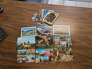 Lote de 30 postales de vacaciones de viaje europeas de colección sin usar Alemania Suiza ciudades - Imagen 1 de 3